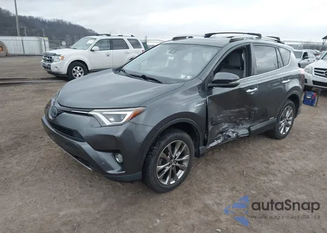 2017 Toyota Rav4 Hybrid Limited z USA, uszkodzony, nr VIN JTMDJREV3HD124176